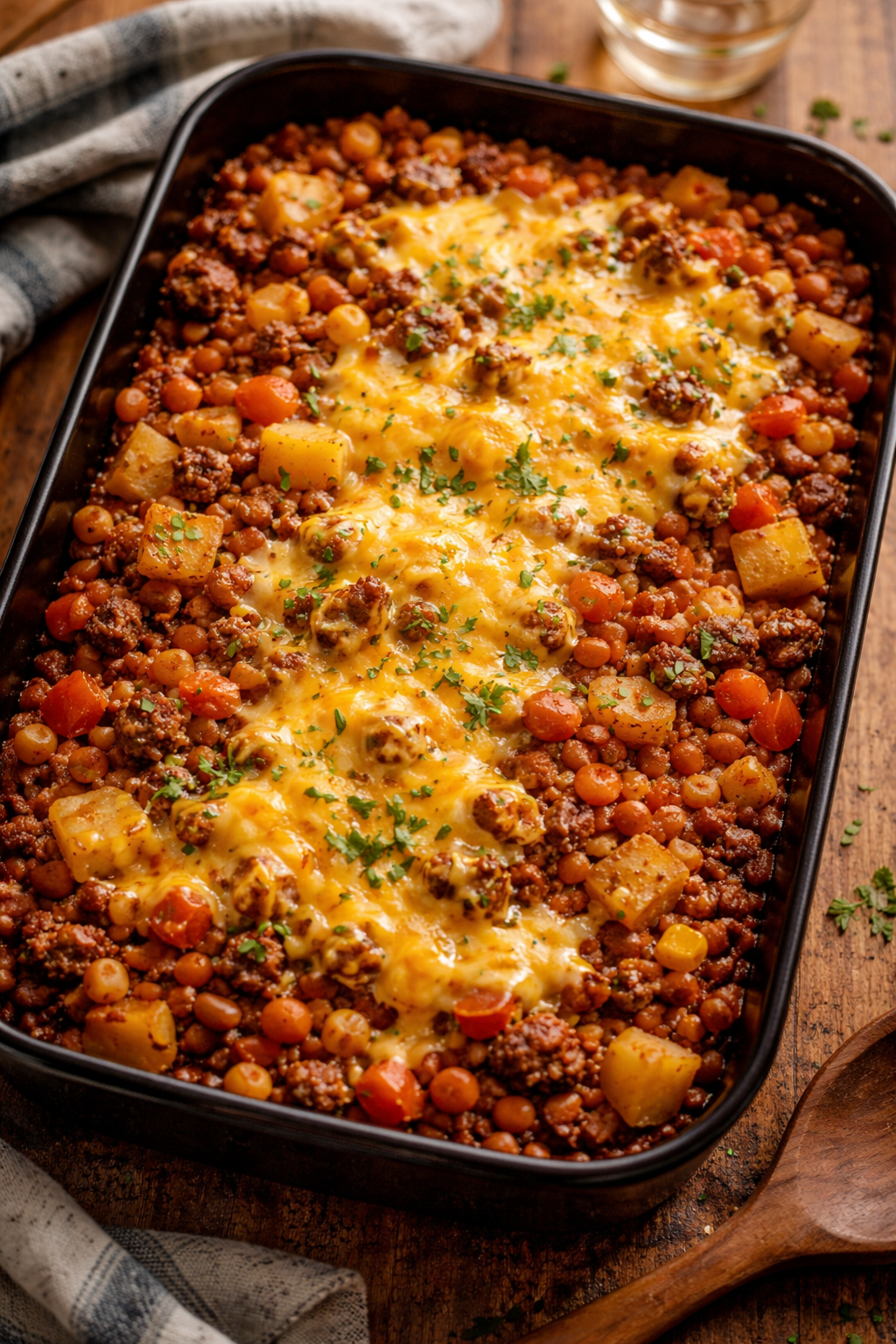 Slow Cooker Cowboy Casserole