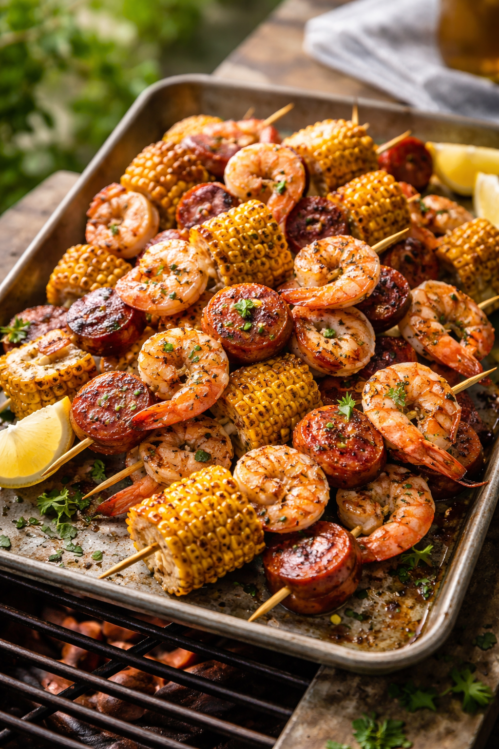 Grilled Seafood Skewers