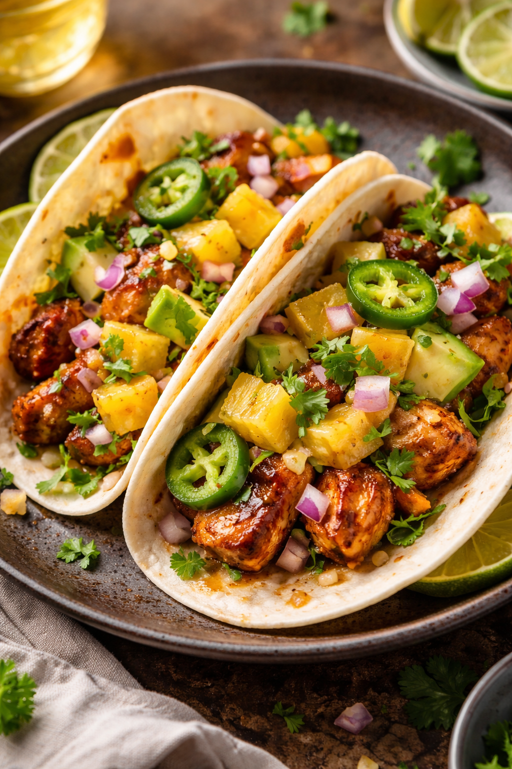 Pineapple Chicken Tacos