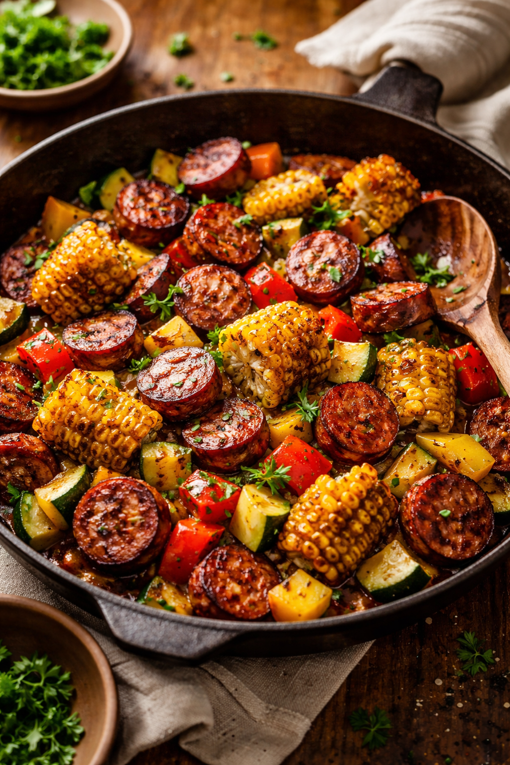 Summer Sausage Skillet