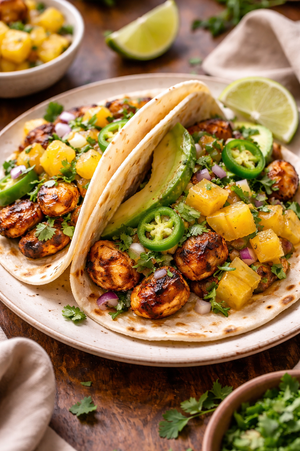 Pineapple Chicken Tacos