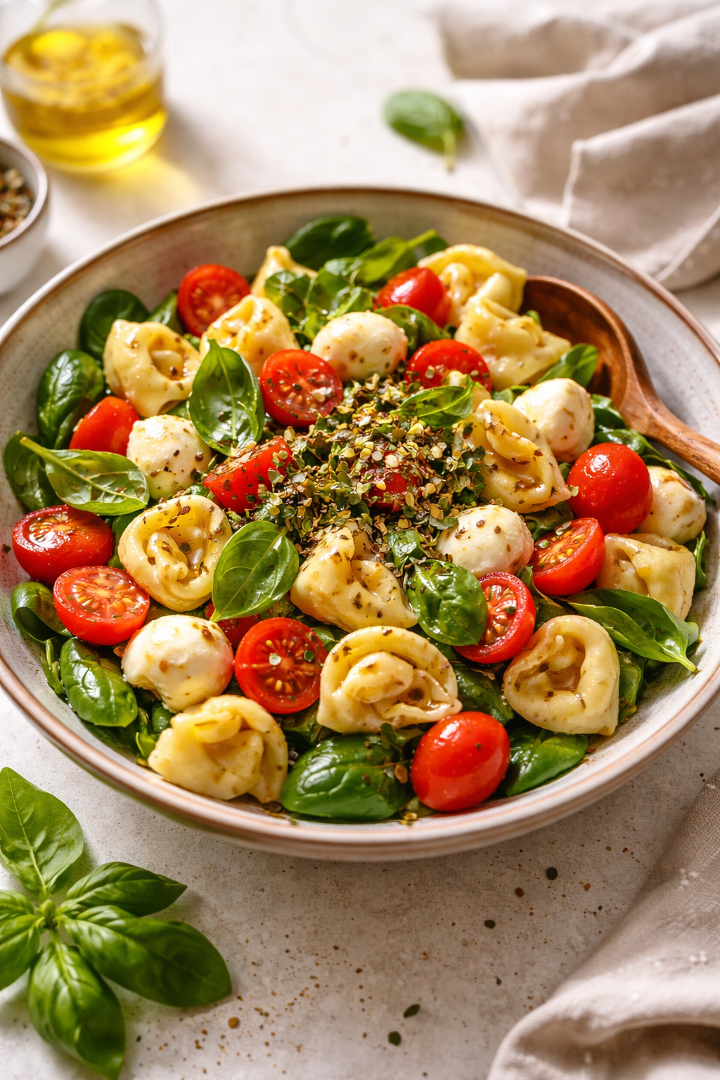 Caprese Tortellini Salad