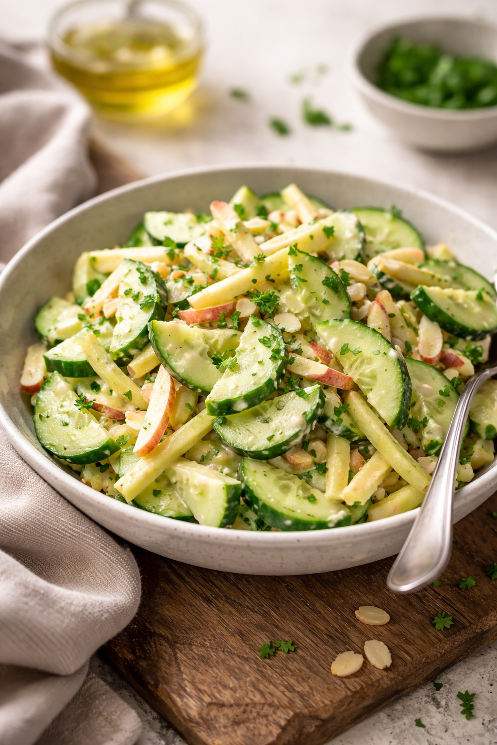 Crunchy Cucumber Apple Salad