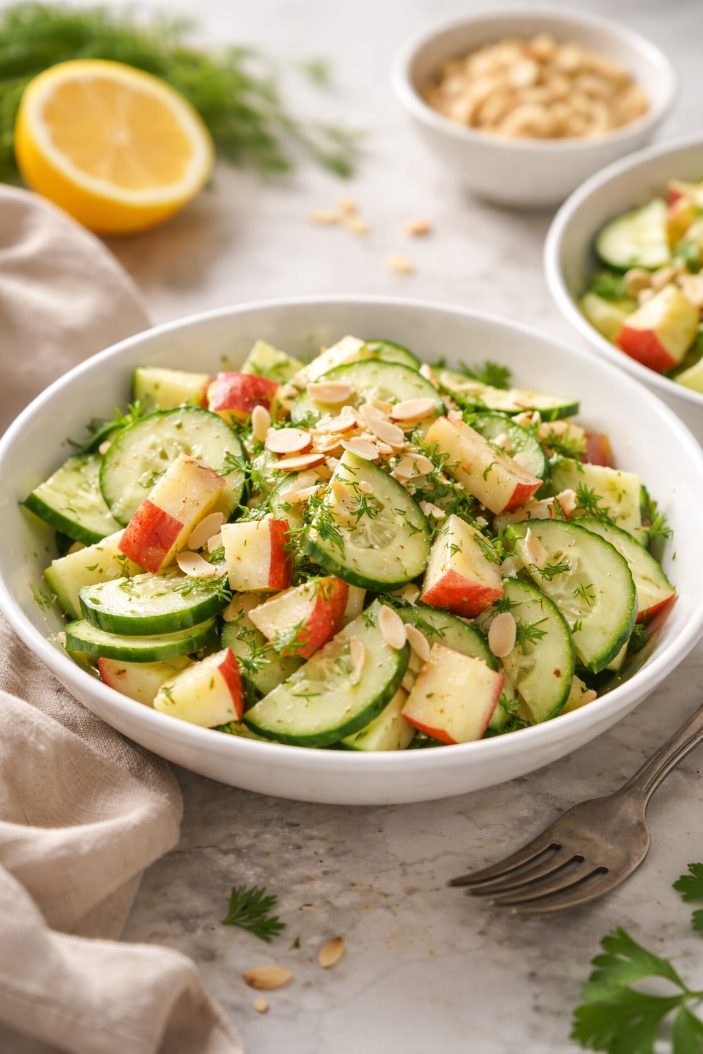 Crunchy Cucumber Apple Salad