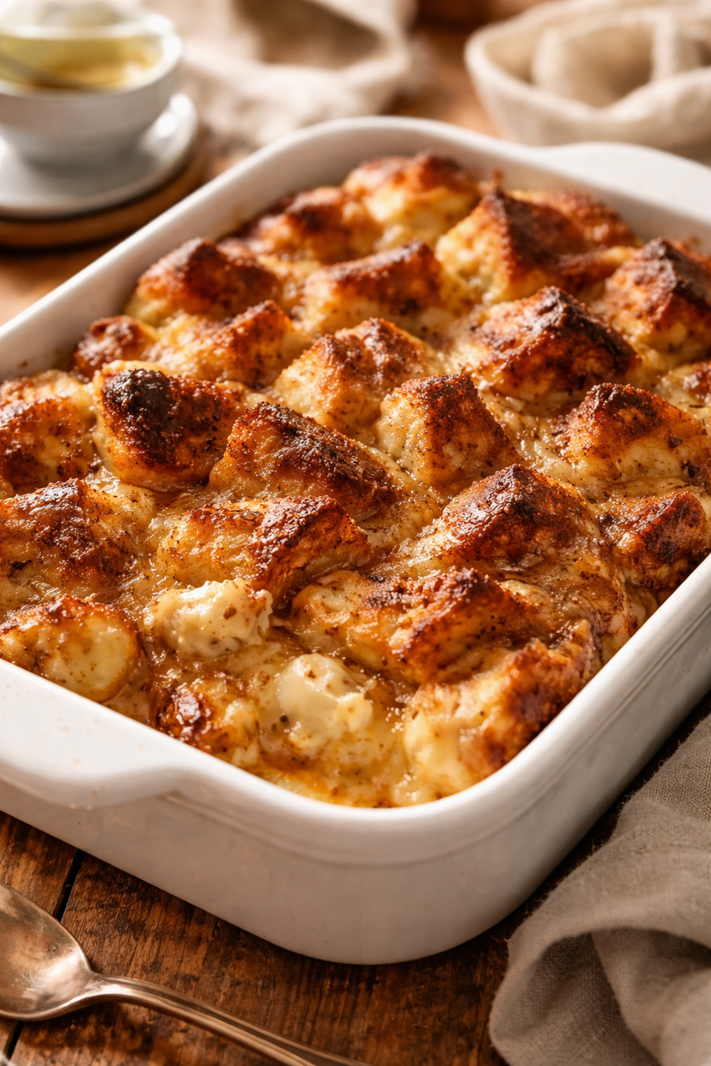 Creamy Baked Cream Cheese French Toast Casserole