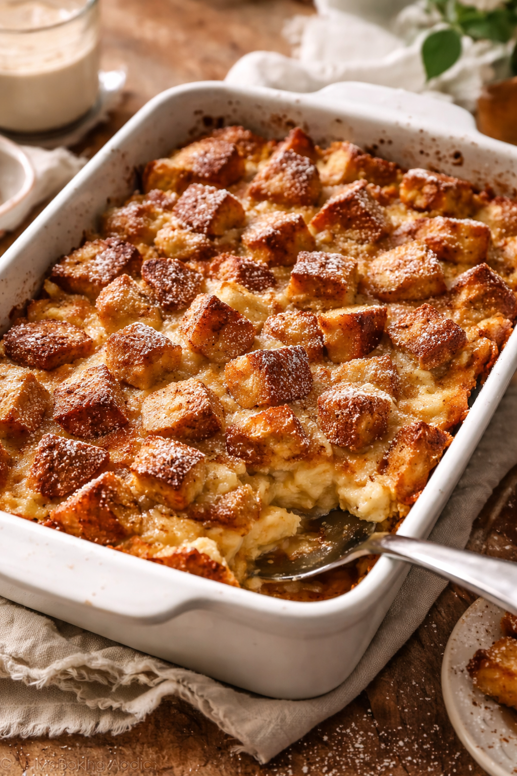 Creamy Baked Cream Cheese French Toast Casserole