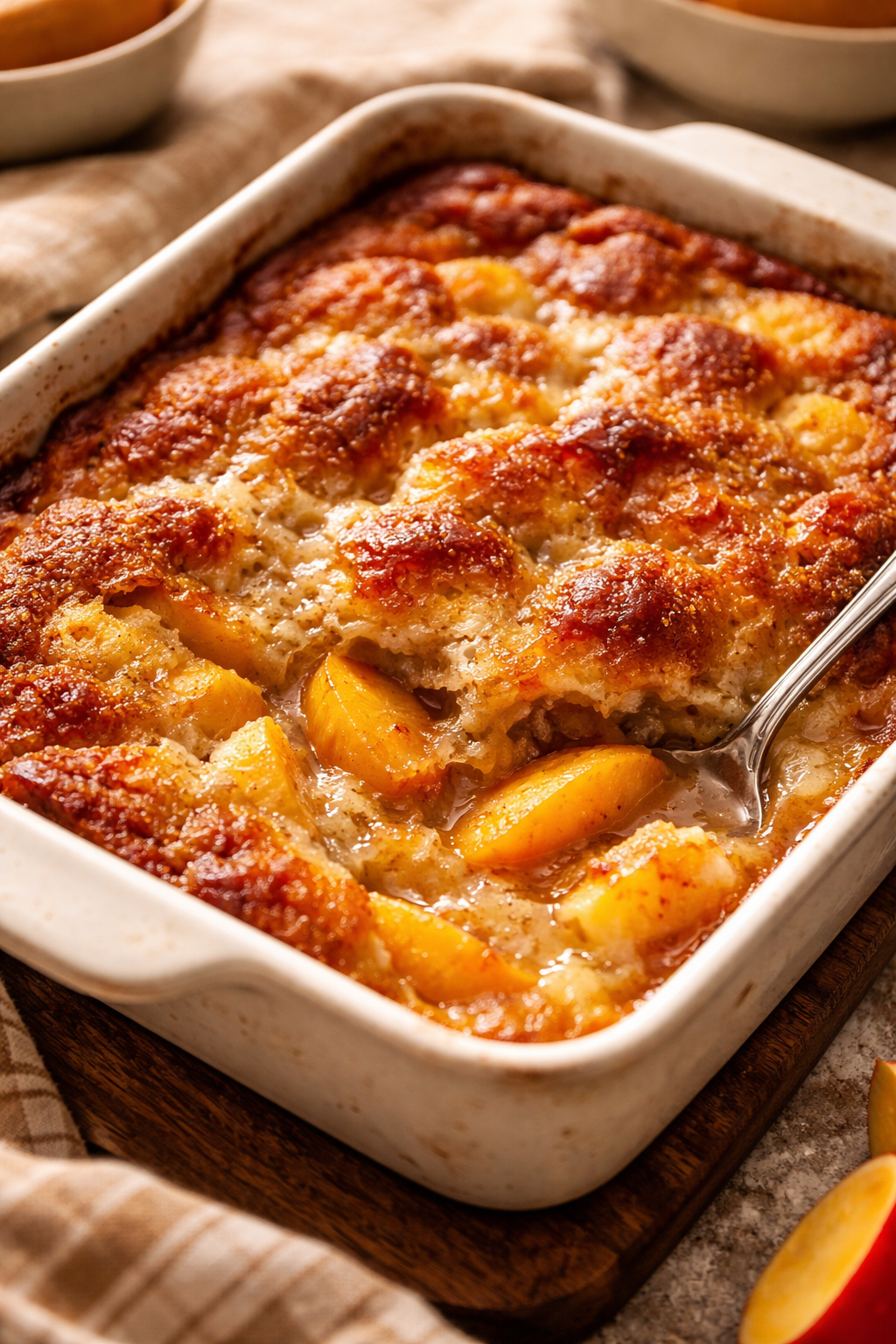 Quick and Easy Peach Cobbler