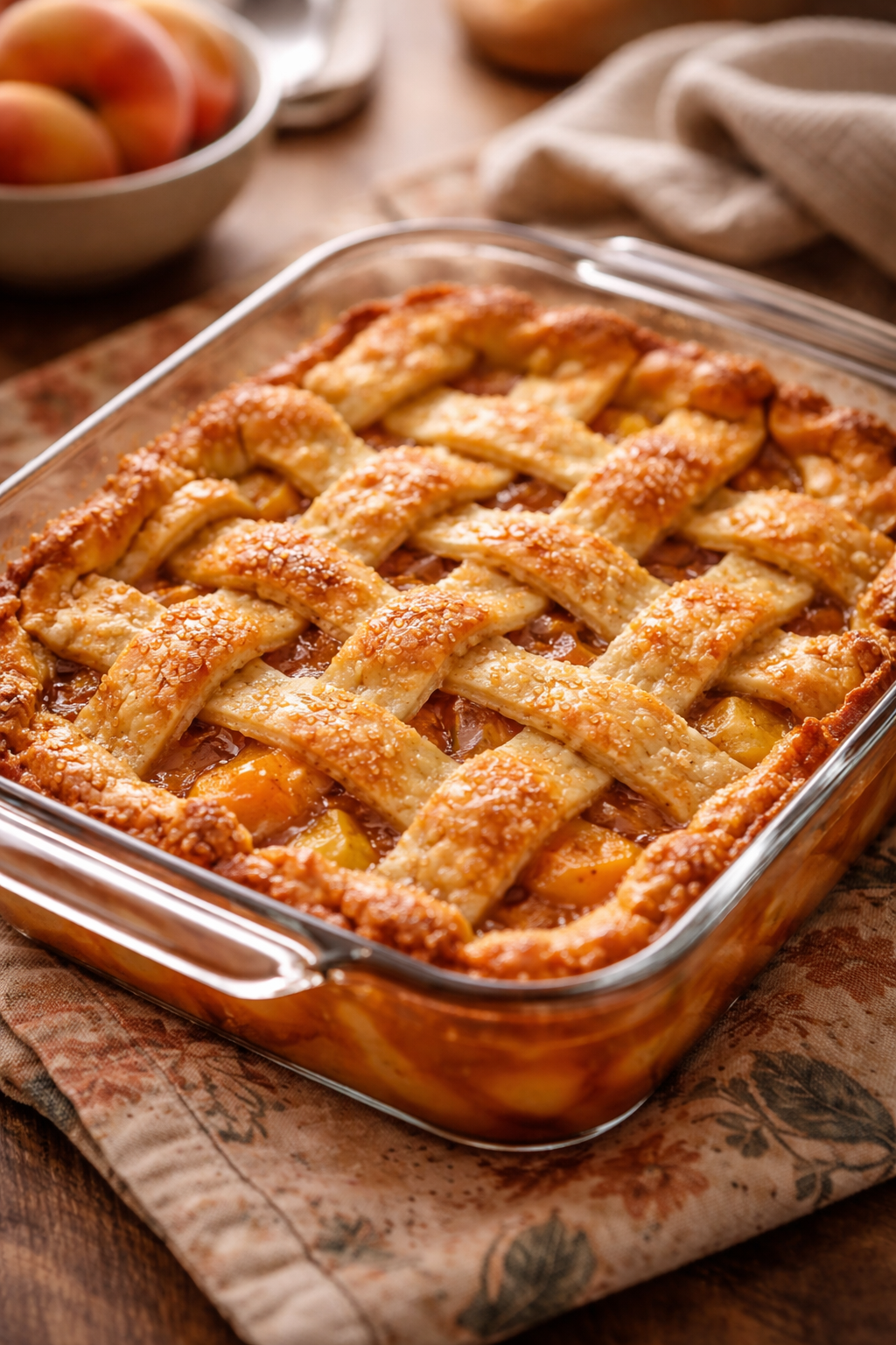 Easy Peach Cobbler Recipe