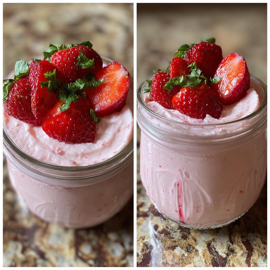 No-Bake Strawberry Ricotta Mousse Jars 5 No-Bake Strawberry Ricotta Mousse Jars
