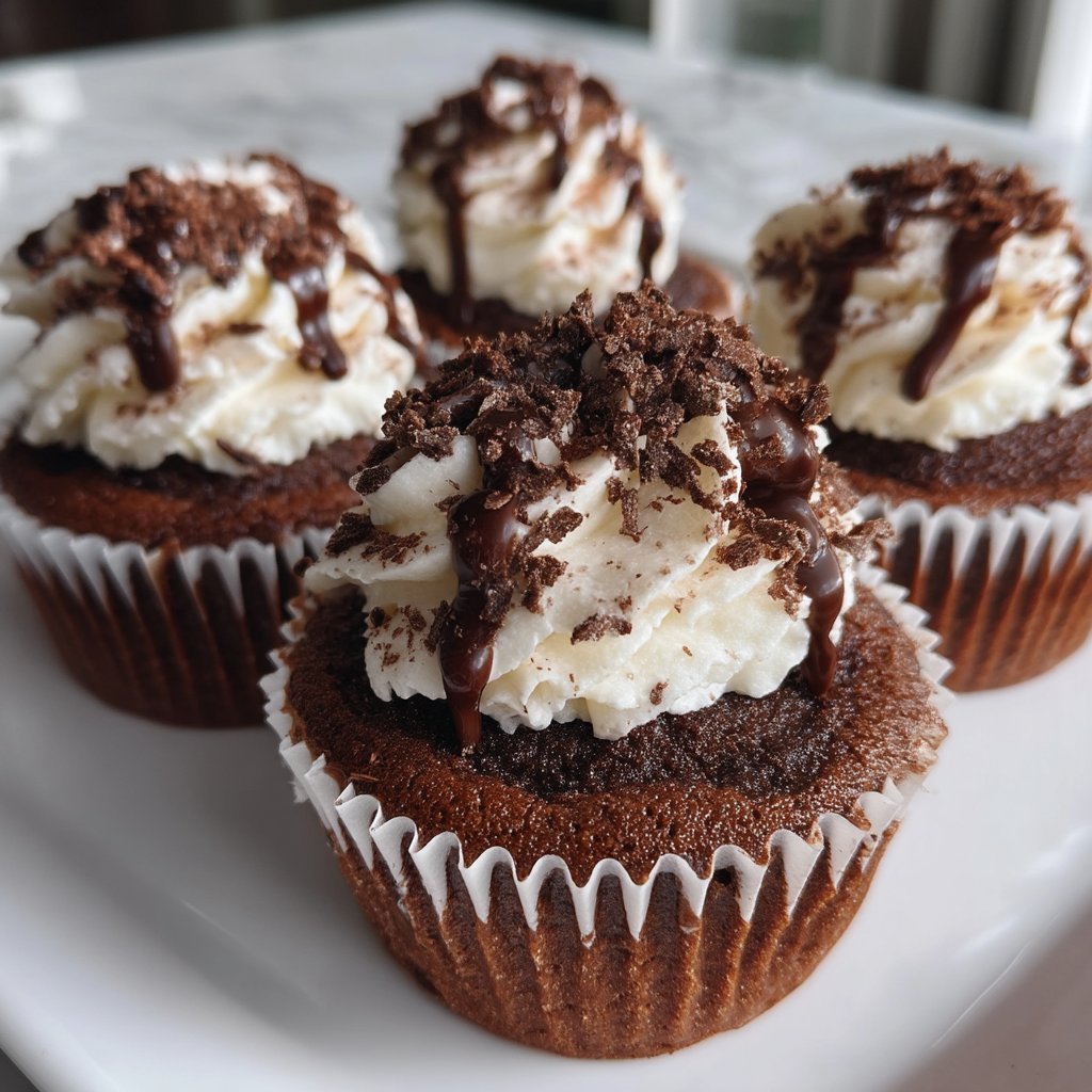Irish Cream Mascarpone Cupcakes
