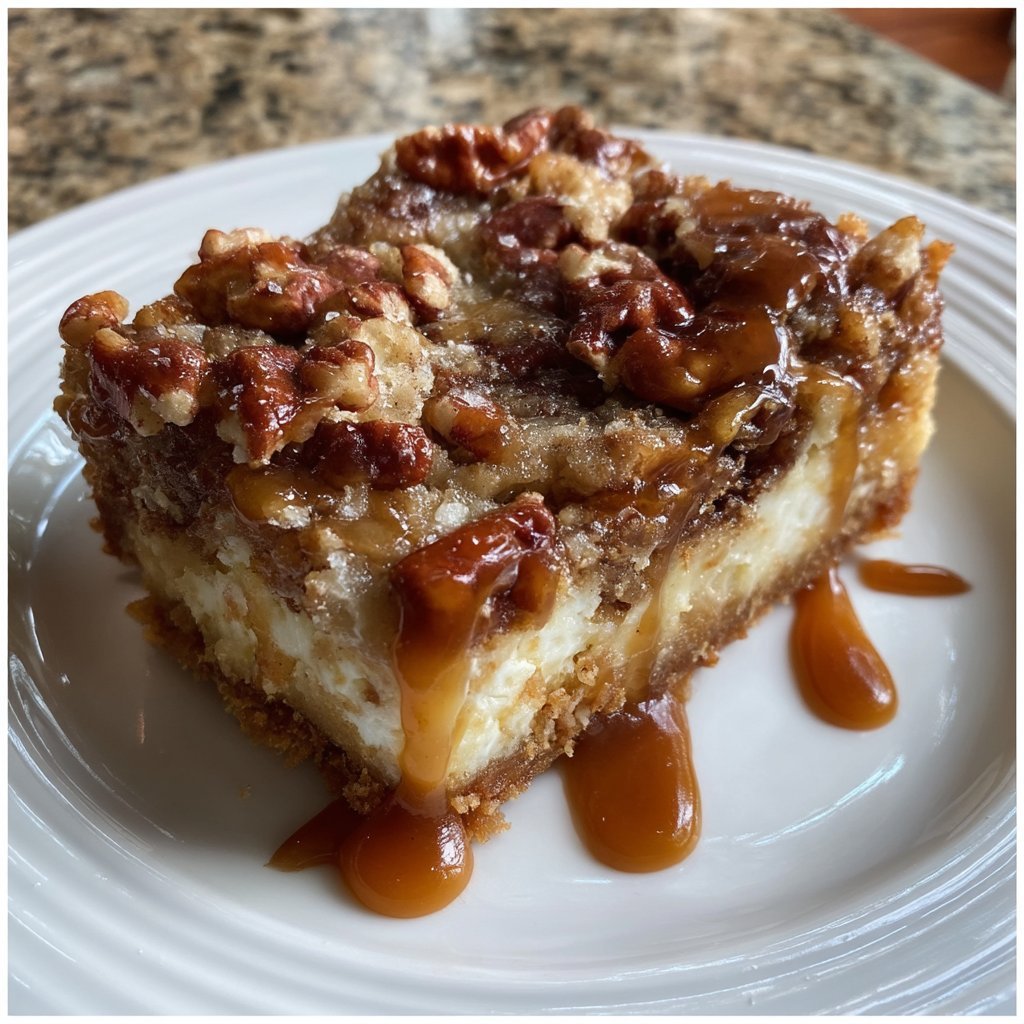 Caramel Pecan Ricotta Bars 2 Caramel Pecan Ricotta Bars