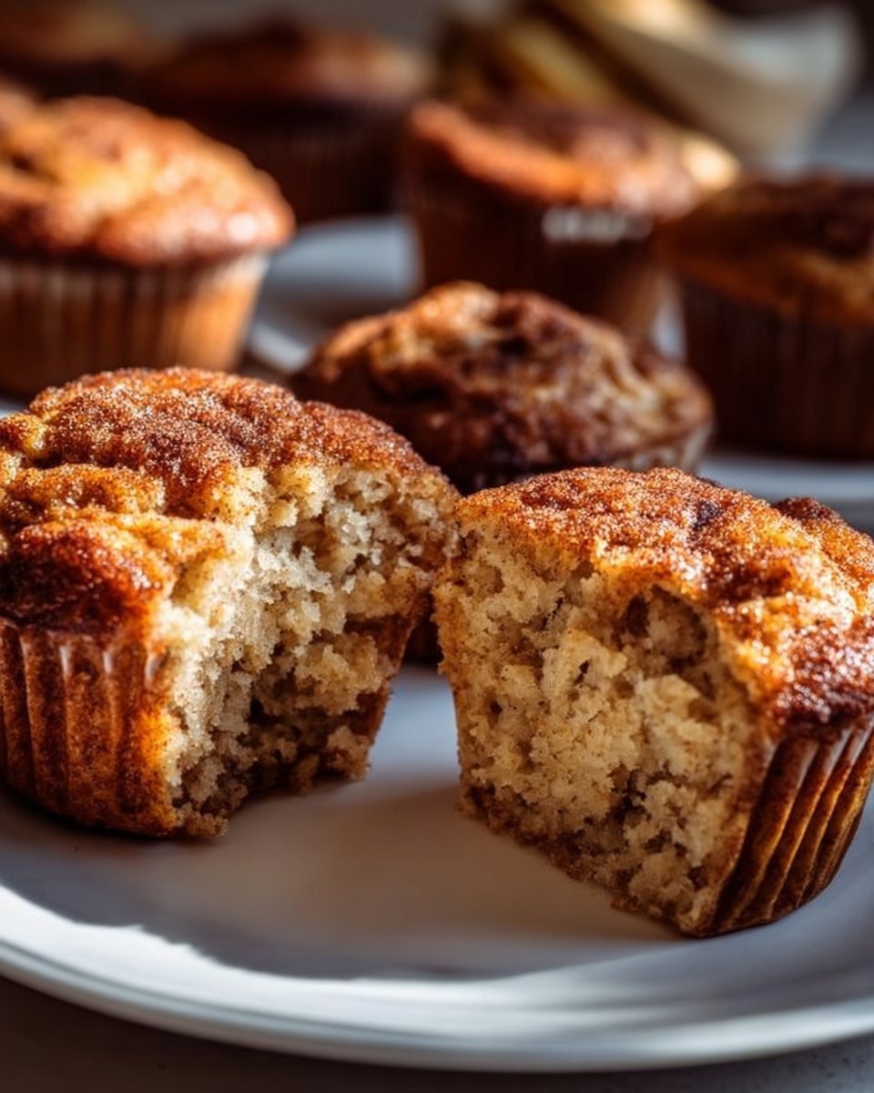 Fluffy Banana Cinnamon Greek Yogurt Muffins in 30 Minutes