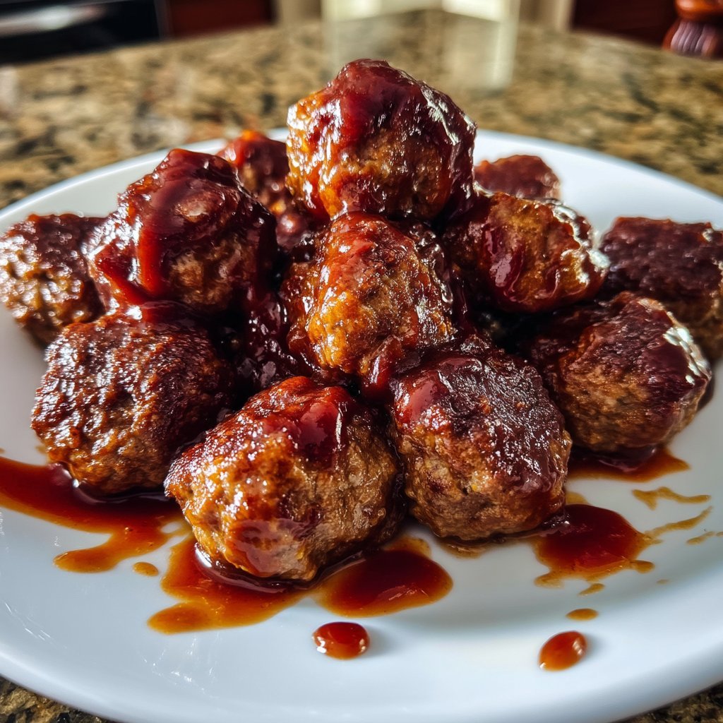Dr Pepper BBQ Meatballs