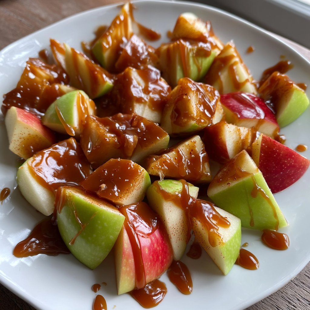 Apple Slices with Date Caramel Dip 1 Apple Slices with Date Caramel Dip