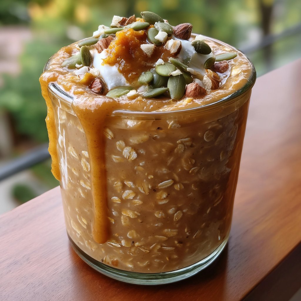 Pumpkin Spice Overnight Oats