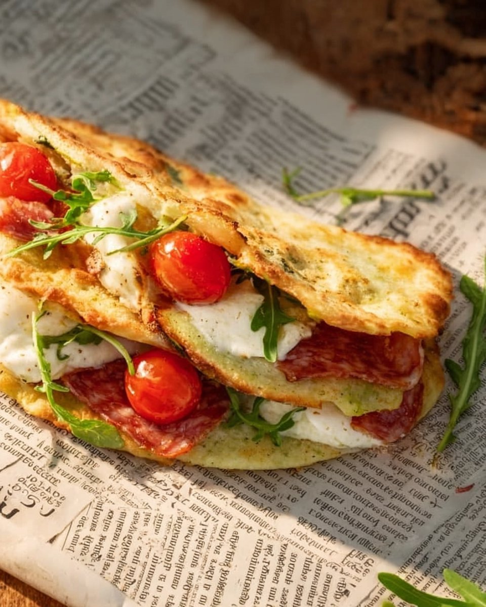 Piadina di Zucchine in Friggitrice ad Aria, Facile e Gustosissima