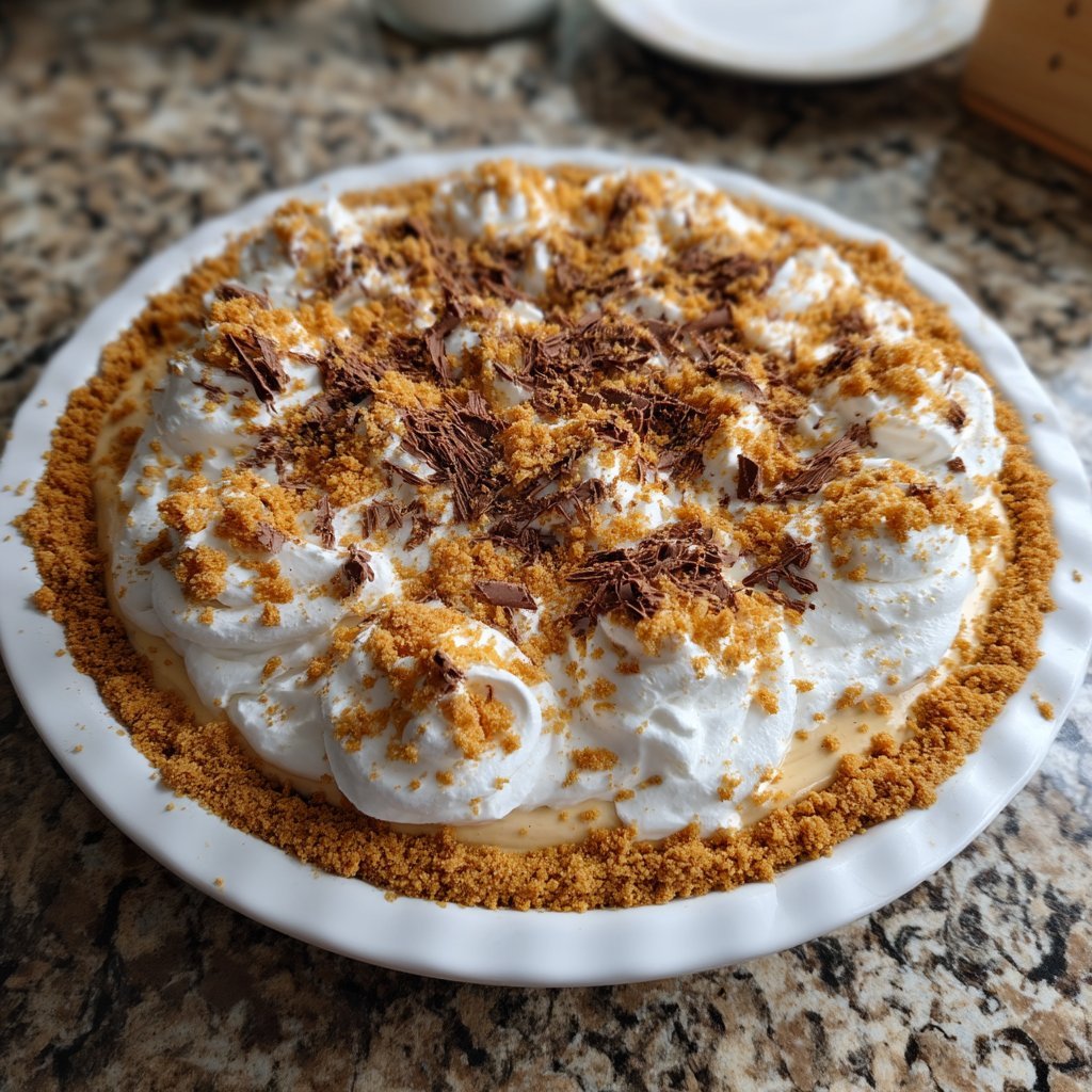 No-Bake Peanut Butter Mascarpone Pie