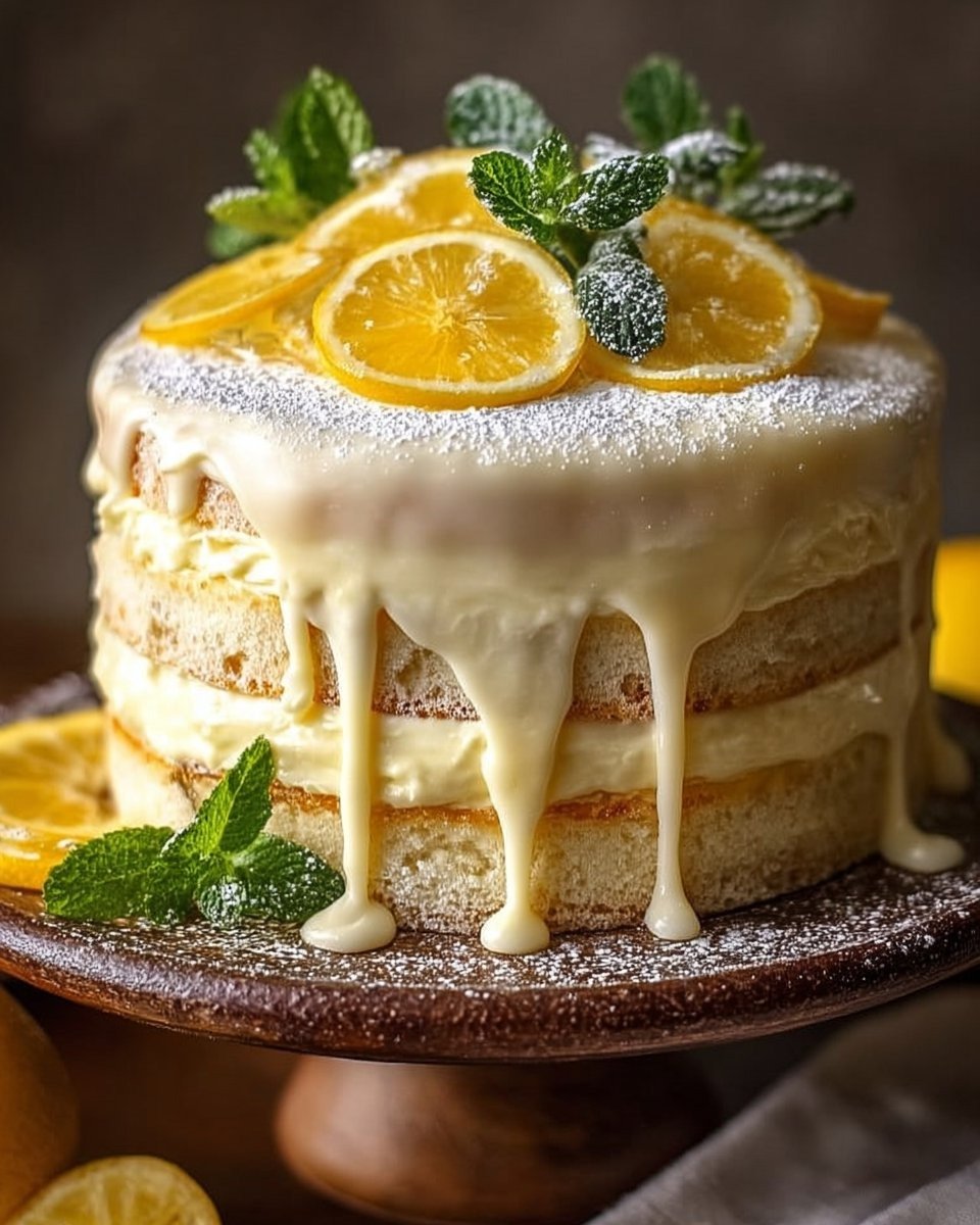 Limoncello Mascarpone Cake