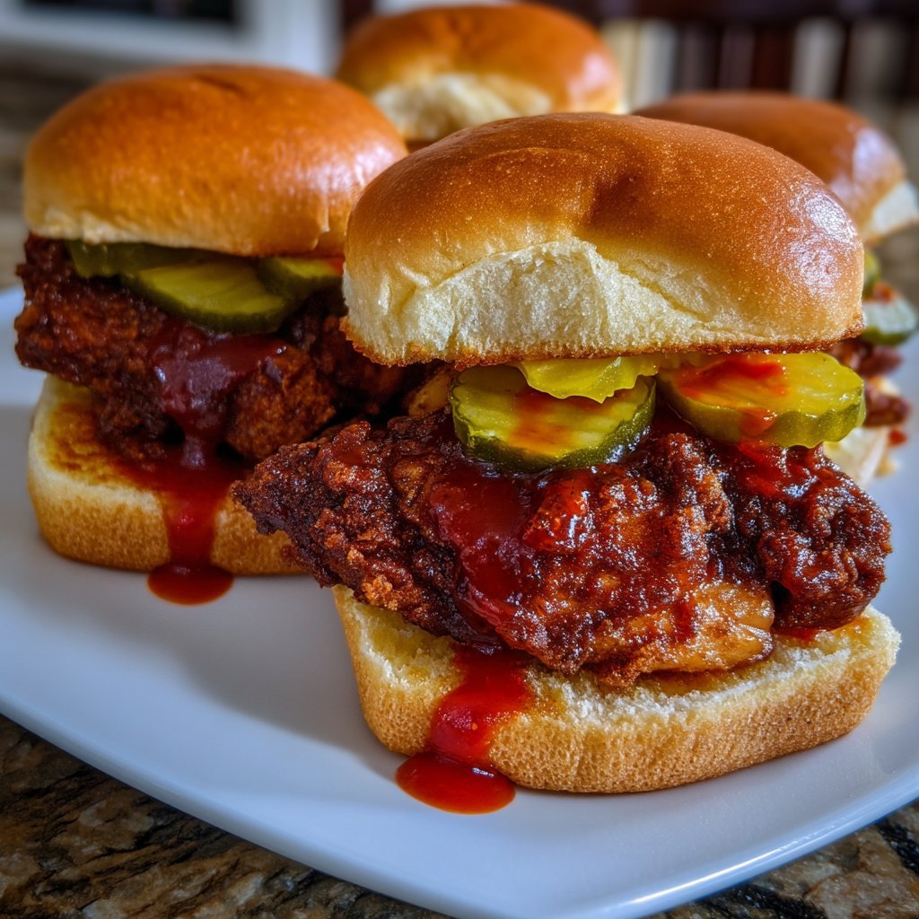 Nashville Hot Chicken Sliders