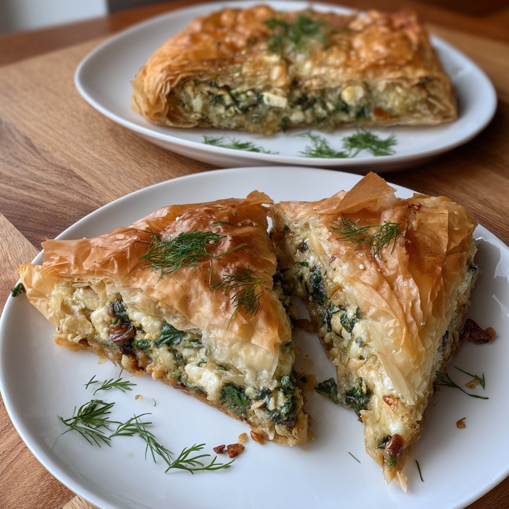Spinach Pie with Whole Wheat Phyllo