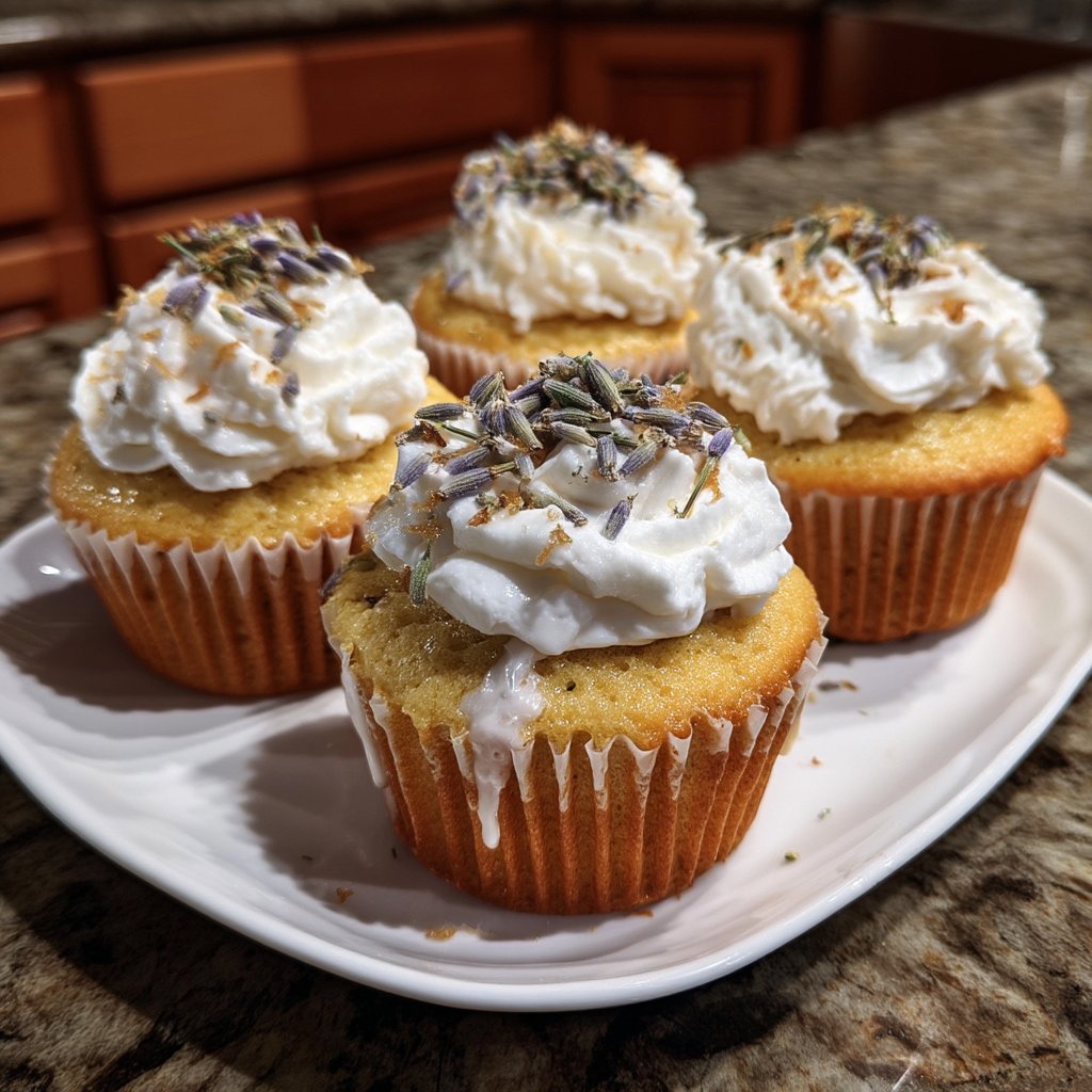 Honey Lavender Mascarpone Cupcakes 4 Honey Lavender Mascarpone Cupcakes