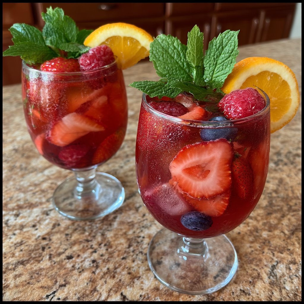 Sparkling Berry Citrus Punch