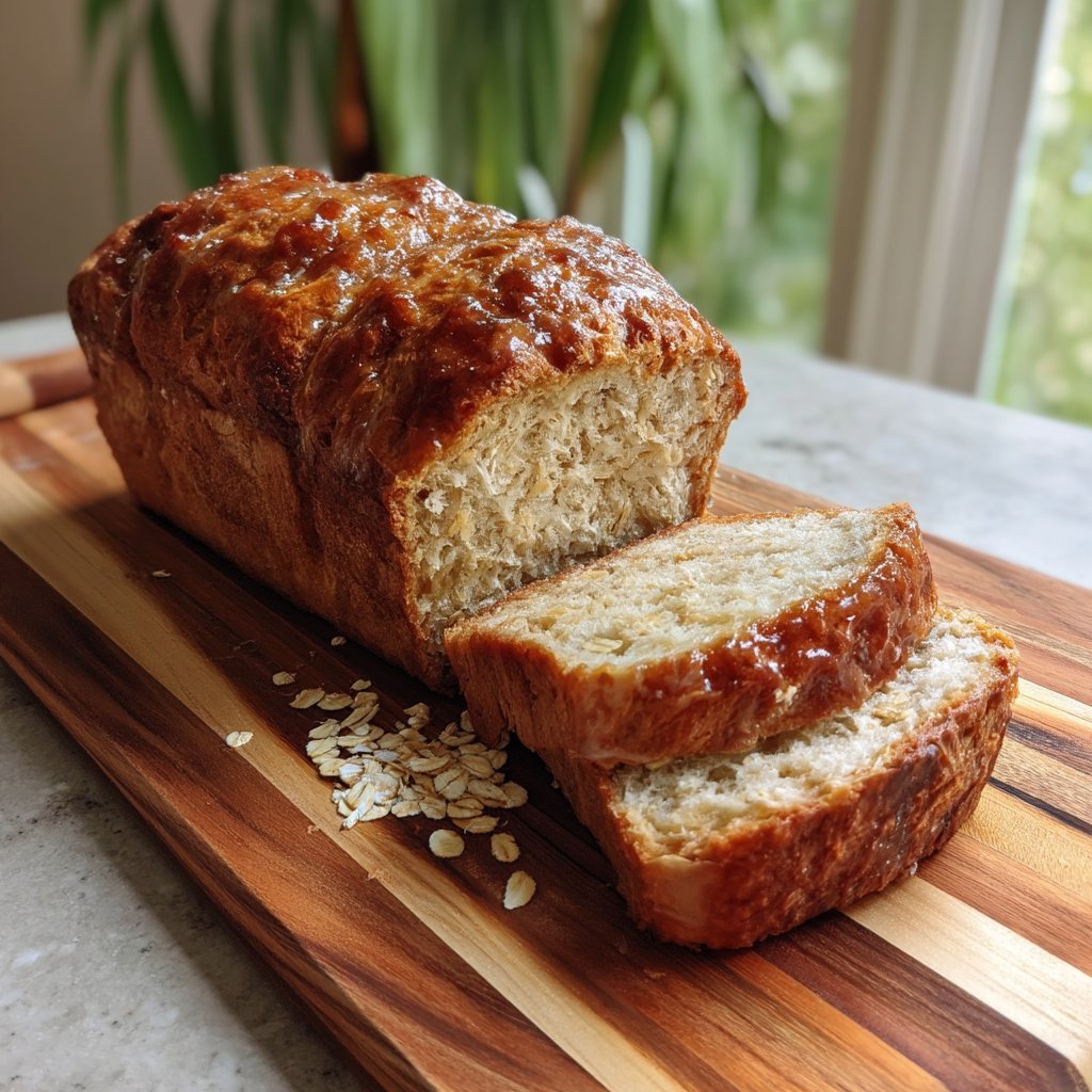 Oatmeal Breakfast Bread (Yeast Free) 1 Oatmeal Breakfast Bread (Yeast Free)