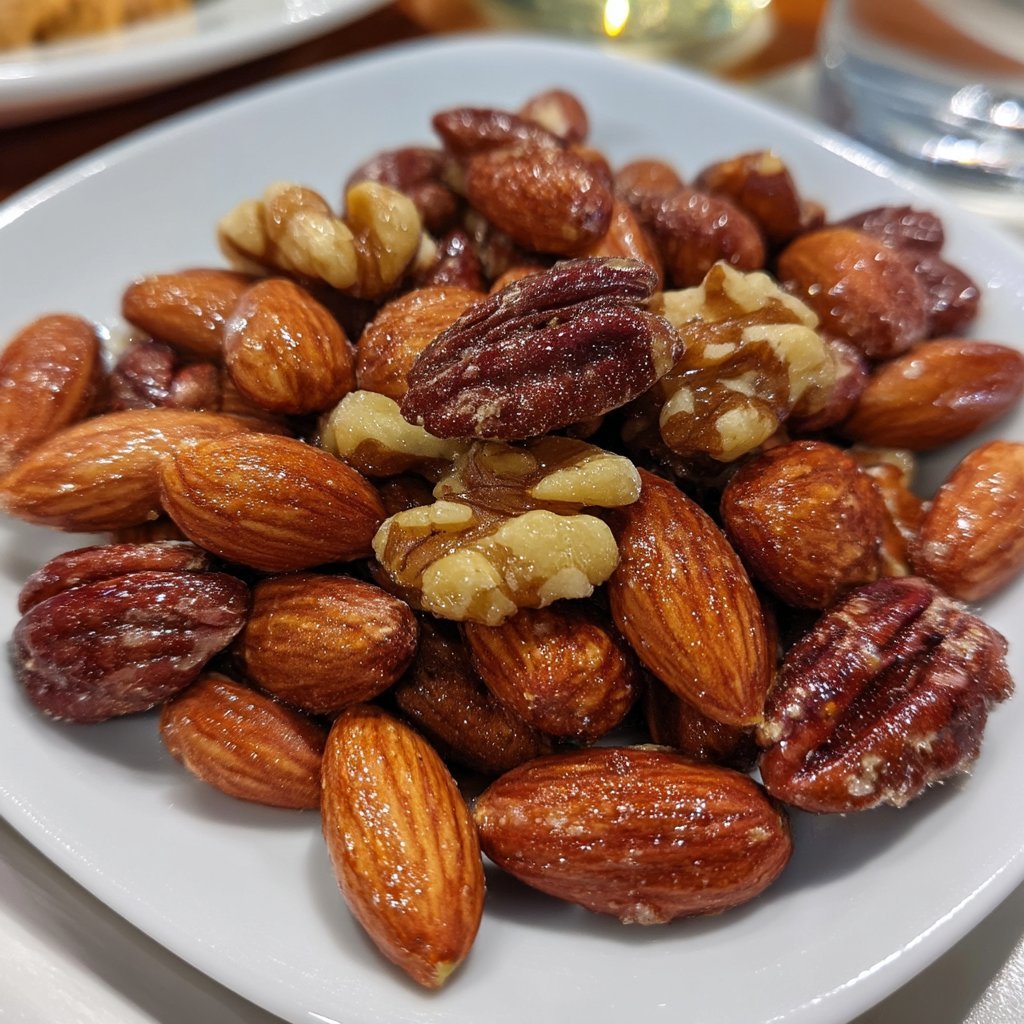 Cinnamon Roasted Almonds & Walnuts 1 Cinnamon Roasted Almonds & Walnuts