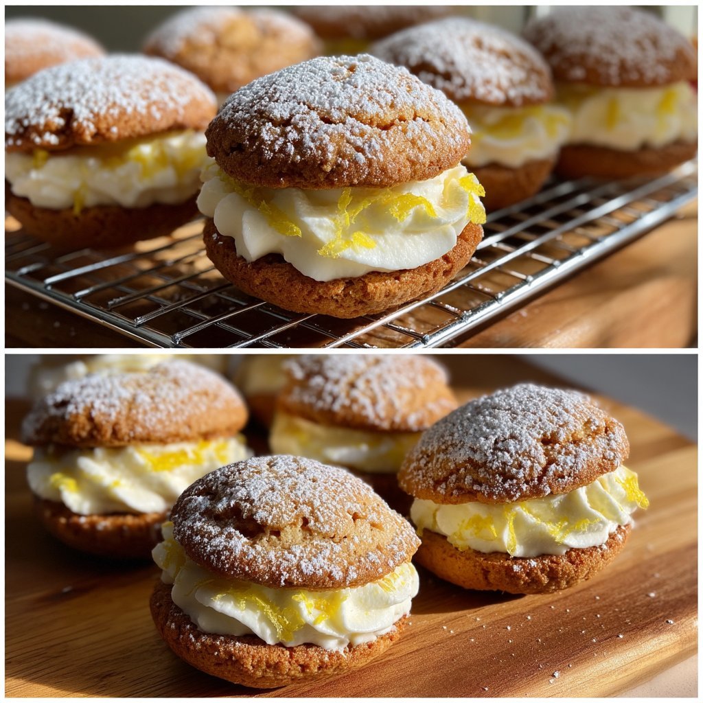 Lemon Ricotta Whoopie Pies