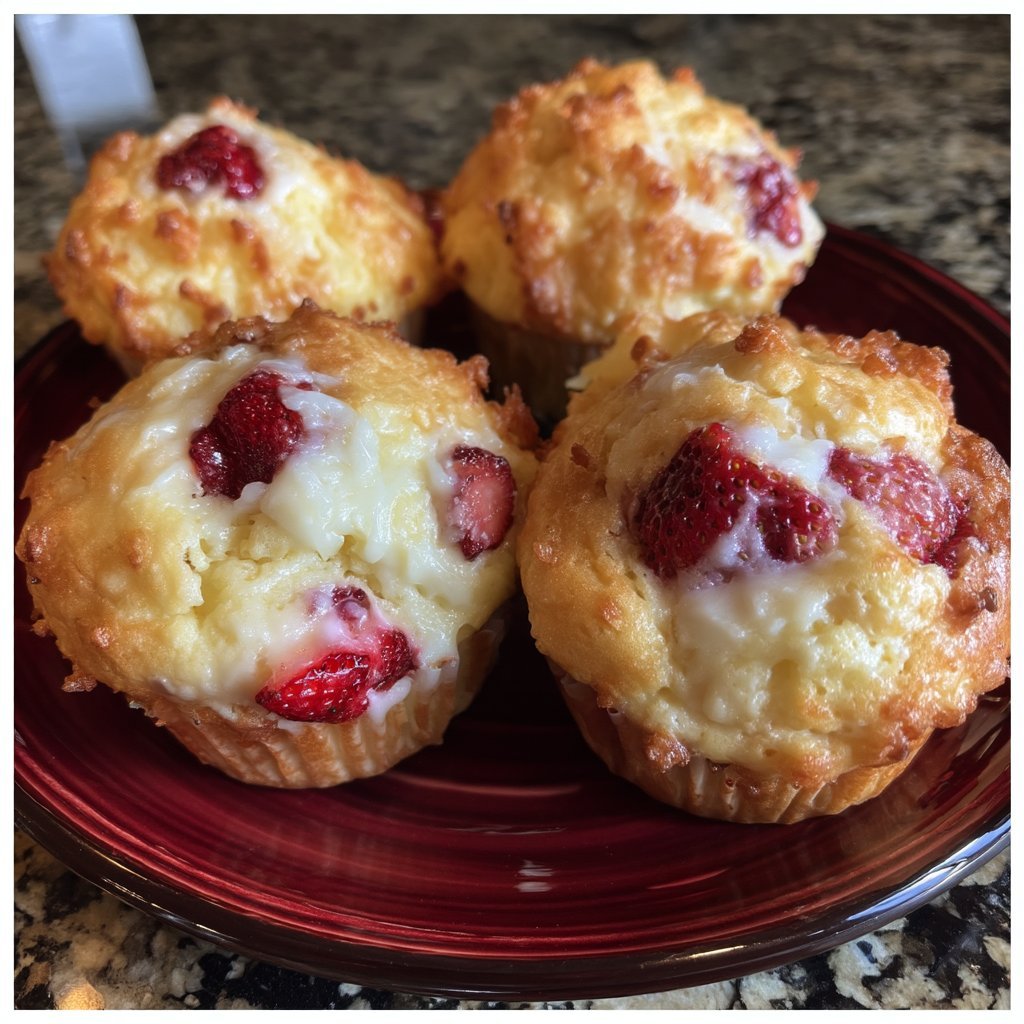 Strawberry Ricotta Muffins 5 Strawberry Ricotta Muffins