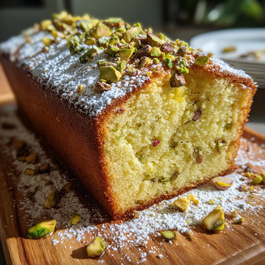 Pistachio Coffee Cake