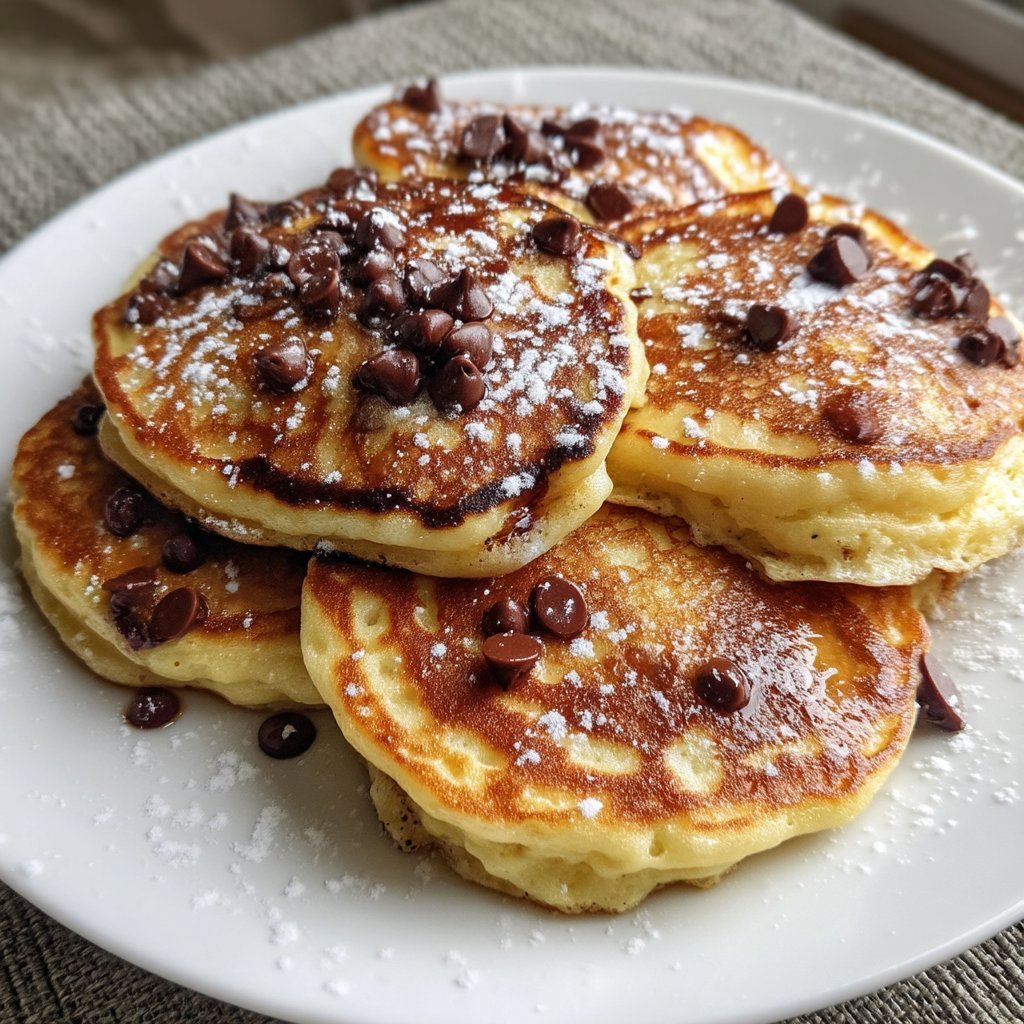 Ricotta Chocolate Chip Pancakes