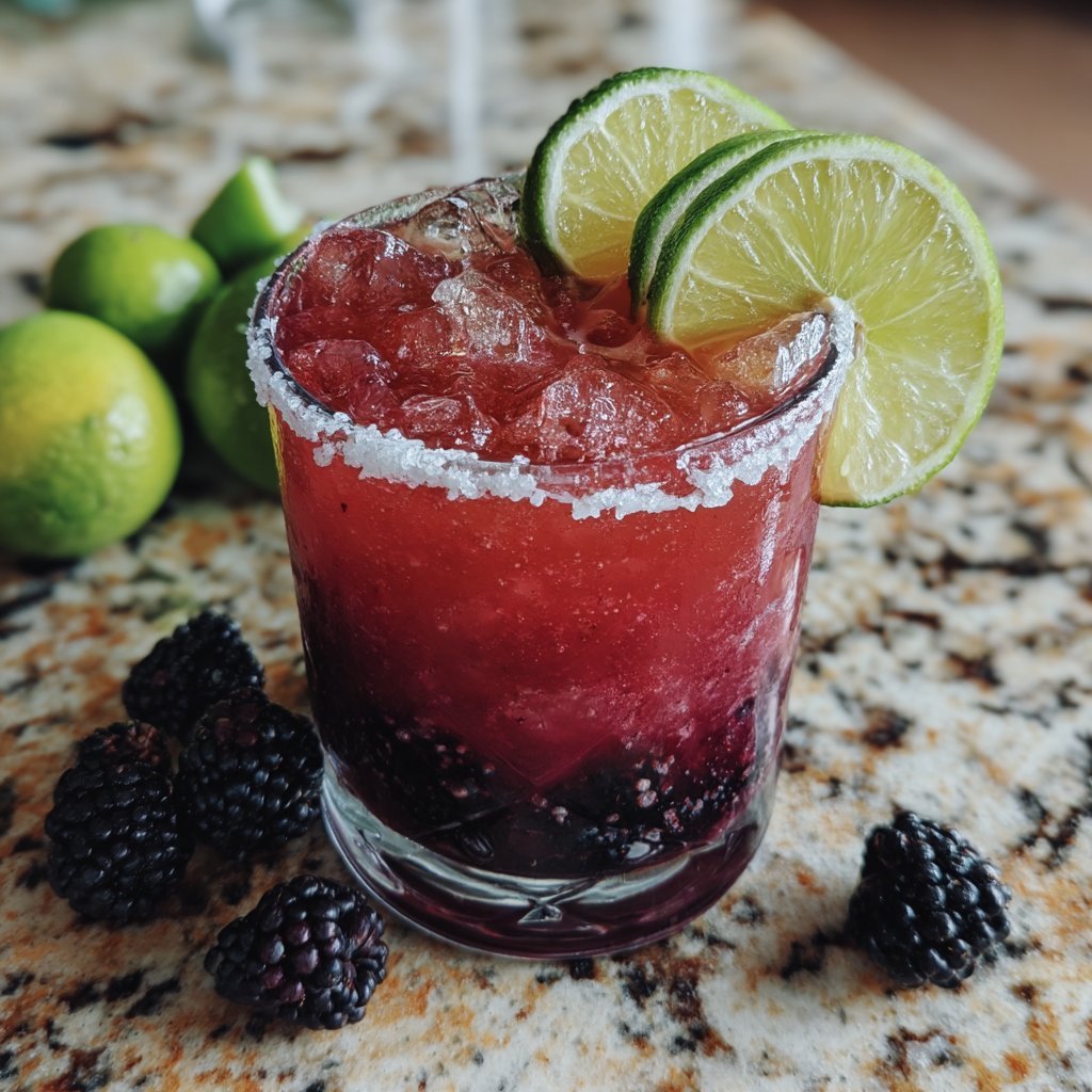 Blackberry Lime Margarita Smash