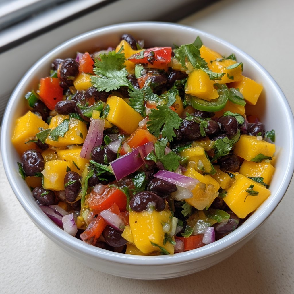 Mango Black Bean Salsa