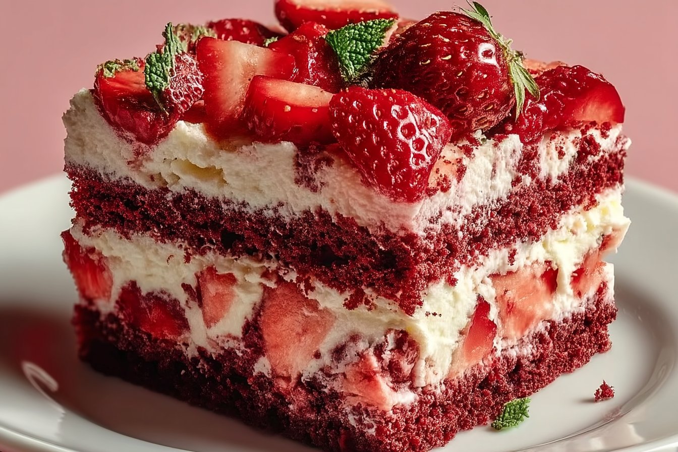 Irresistibly Indulgent Strawberry Velvet Cake Recipe