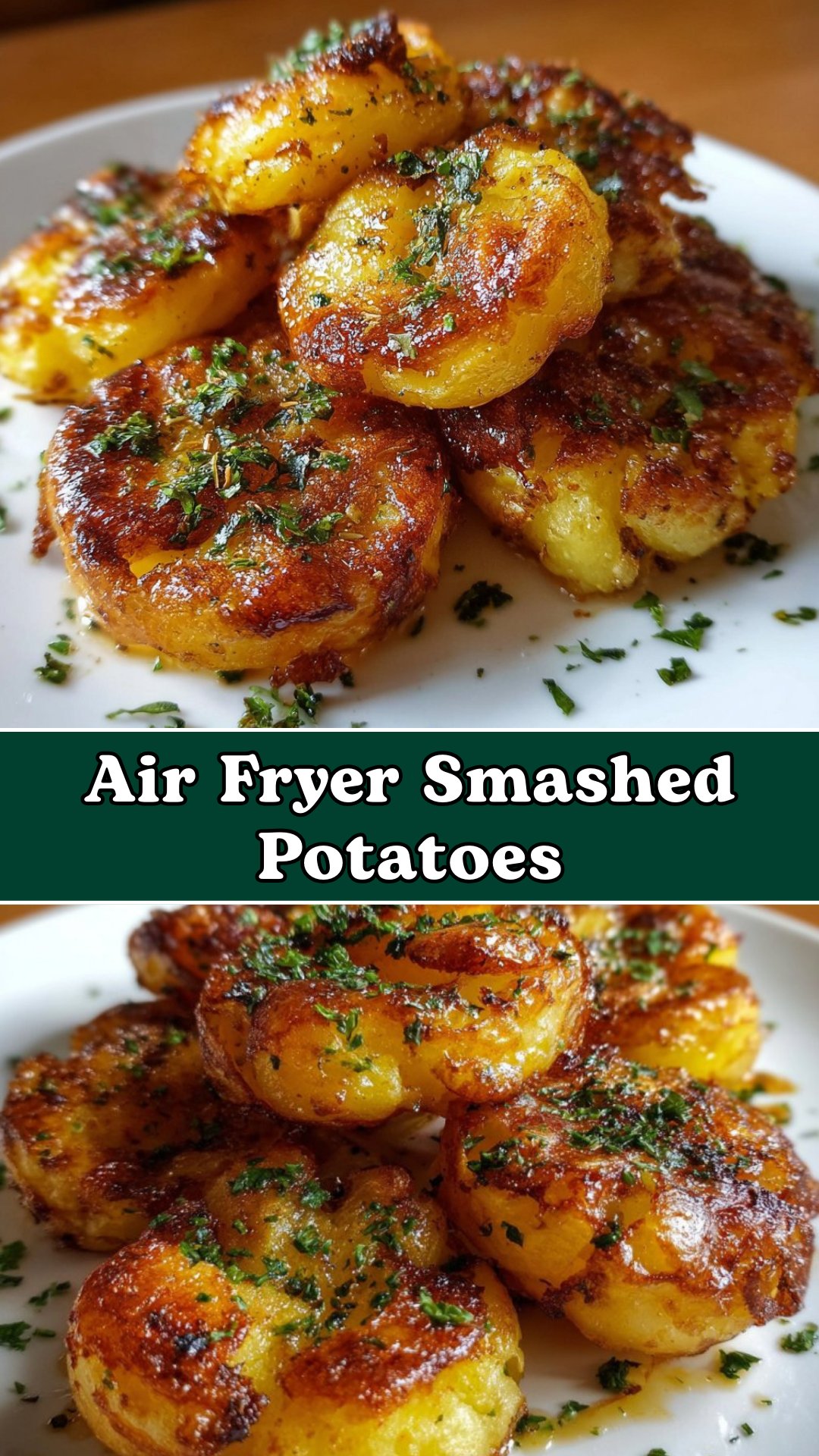 Air Fryer Smashed Potatoes