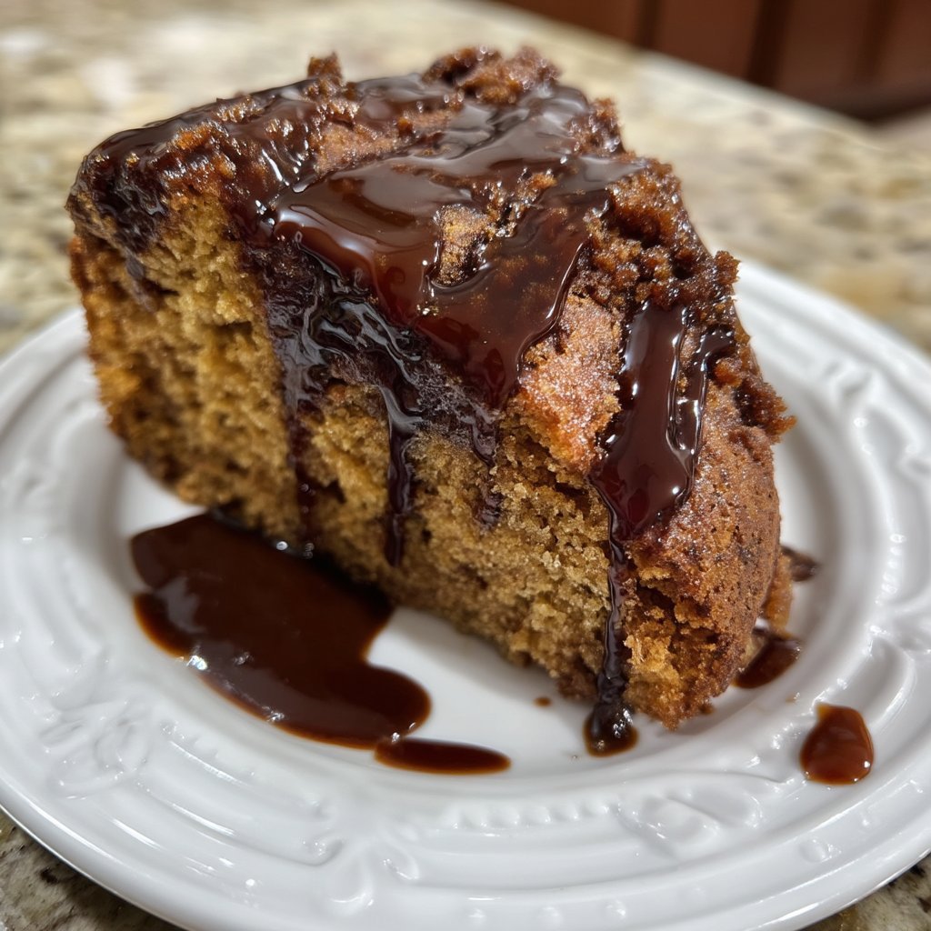 Mocha Olive Oil Cake with Espresso Glaze