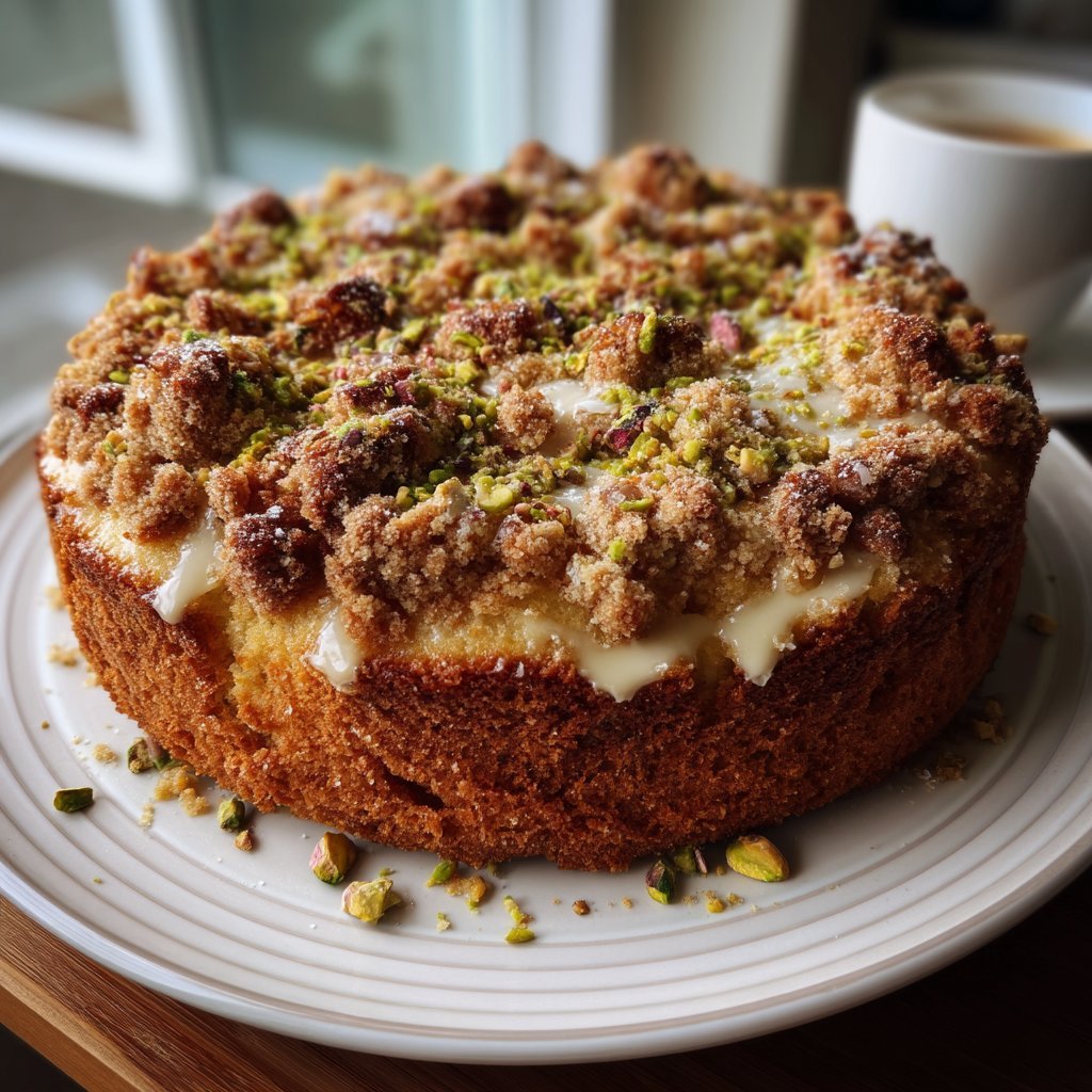 St. Patrick’s Pistachio Crumb Cake 5 St. Patrick’s Pistachio Crumb Cake