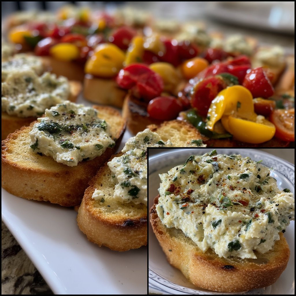 Memorial Day Appetizers with Dip and Crostini 3 Memorial Day Appetizers with Dip and Crostini