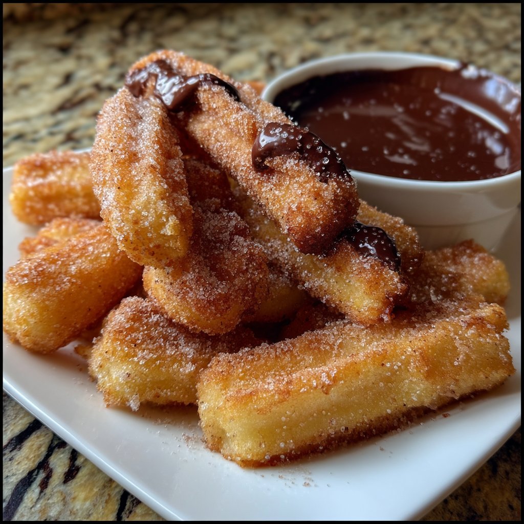 Ricotta Churros with Chocolate Sauce 5 Ricotta Churros with Chocolate Sauce