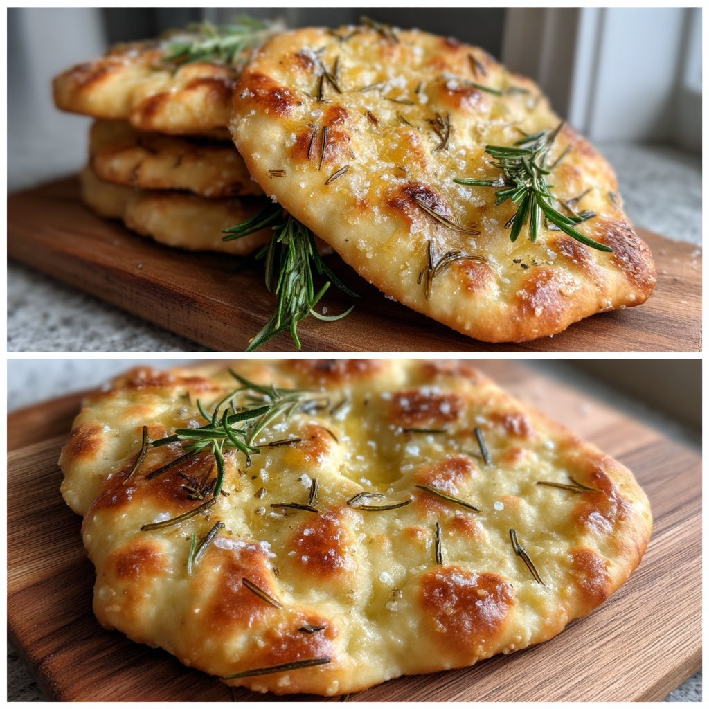 Rosemary & Sea Salt Flatbread 1 Rosemary & Sea Salt Flatbread
