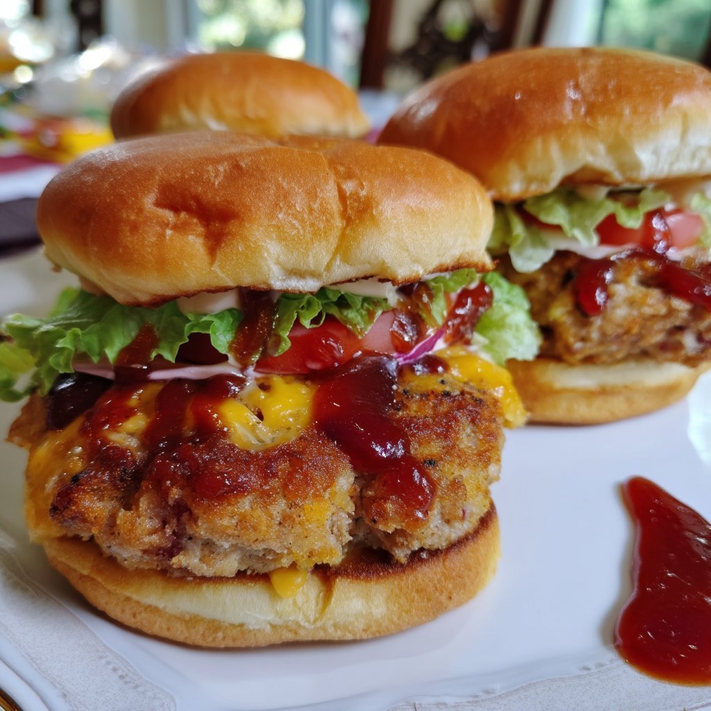 BBQ Ranch Turkey Burgers