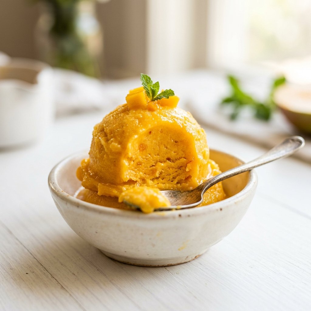 Ingredient Mango Sorbet Recipe