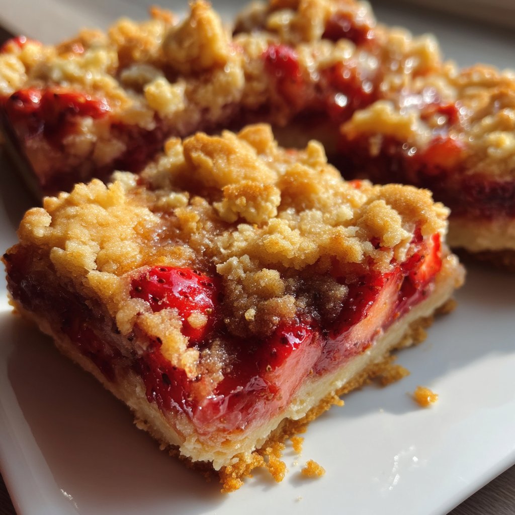 Strawberry Pie Bars