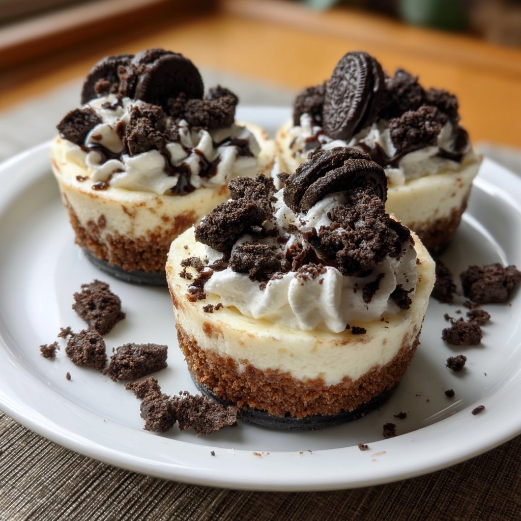 No-Bake Cookies and Cream Cheesecake Cups 2 No-Bake Cookies and Cream Cheesecake Cups