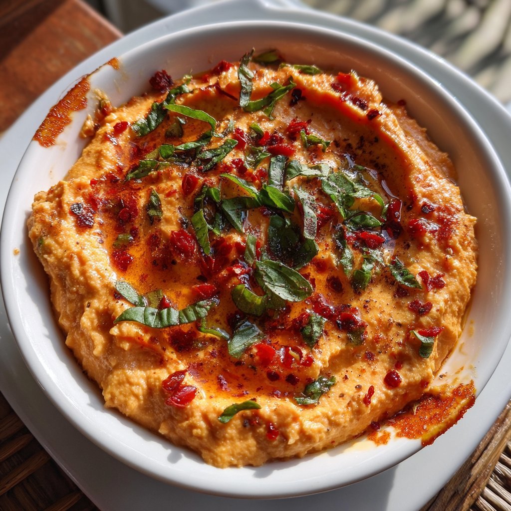 Roasted Red Pepper Whipped Ricotta Dip 3 Roasted Red Pepper Whipped Ricotta Dip