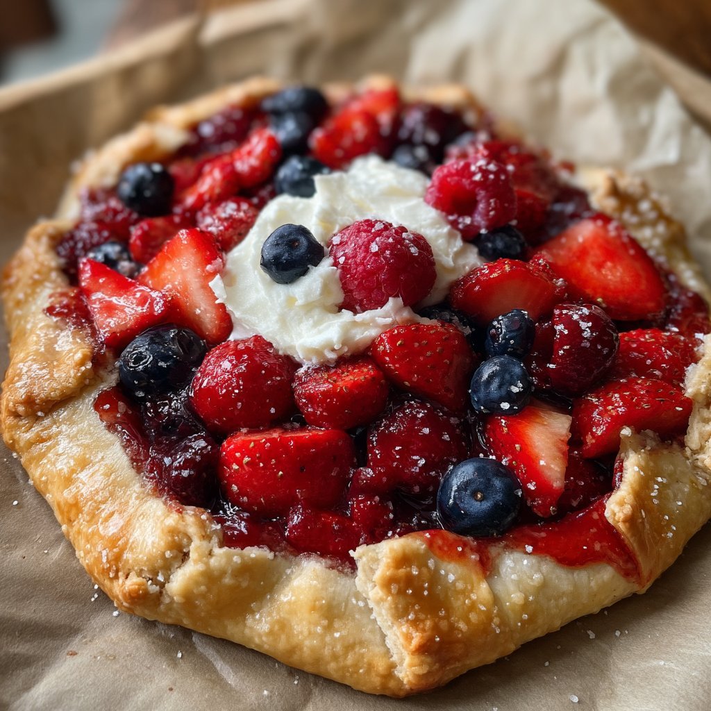 Mixed Berry Mascarpone Galette
