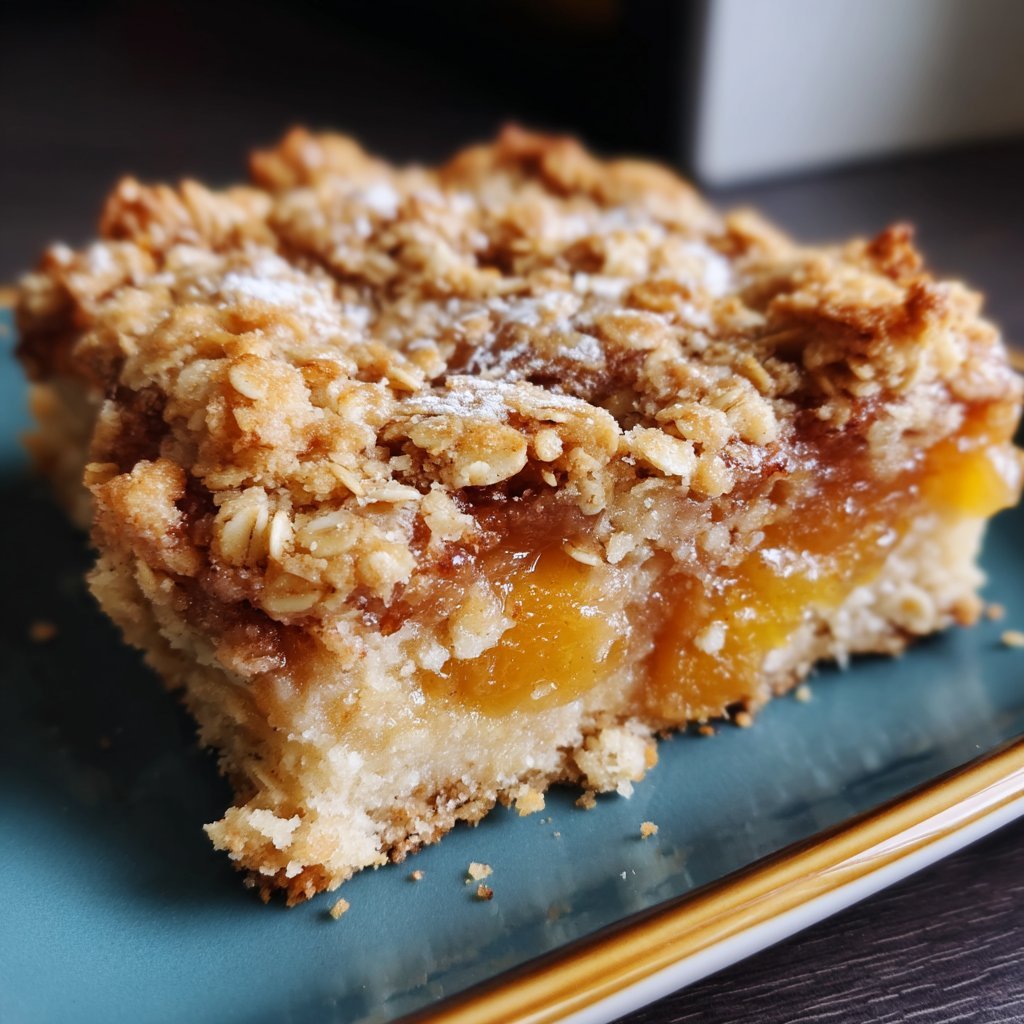 Apricot Crumble Squares for Coffee Breaks 3 Apricot Crumble Squares for Coffee Breaks