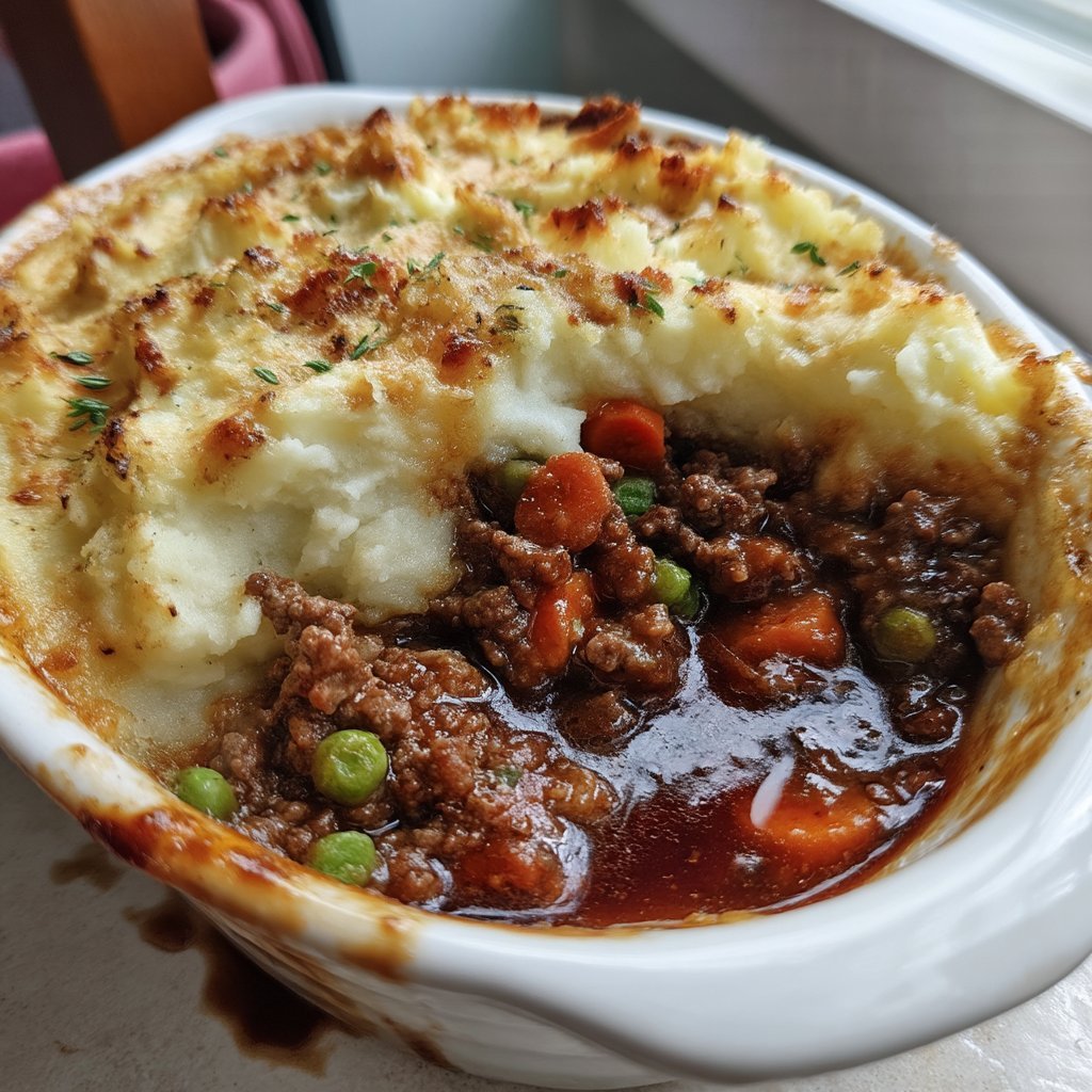 Shepherd's Pie with Cauliflower-Potato Mash Topping 1 Shepherd's Pie with Cauliflower-Potato Mash Topping