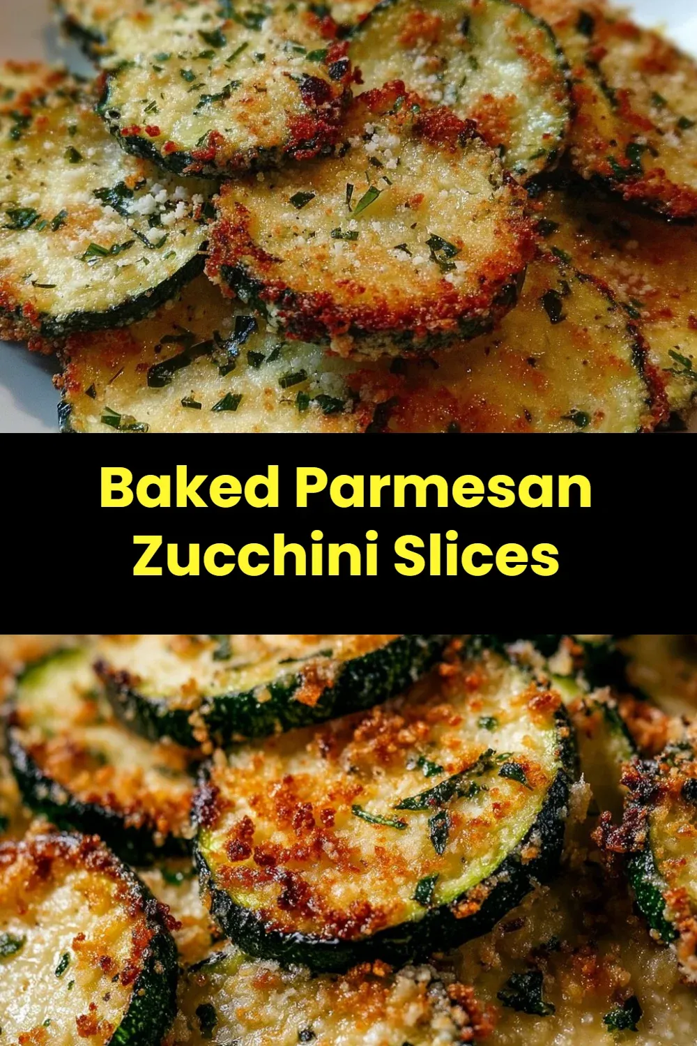 Baked Parmesan Zucchini Slices 1
